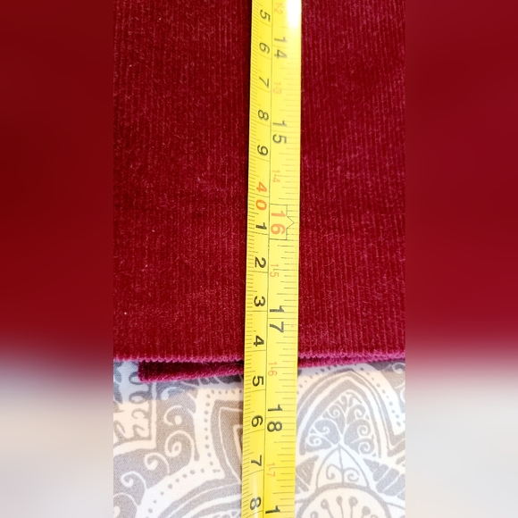 Banana Republic Burgundy Corduroy stretch mini skirt size 2 - Picture 6 of 6